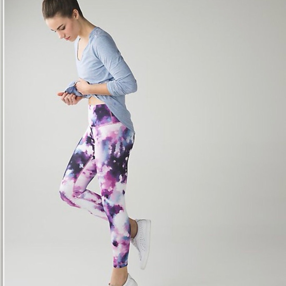 Lululemon High Times Pant- Size 2 Blooming Pixie Multi- High Rise Leggings